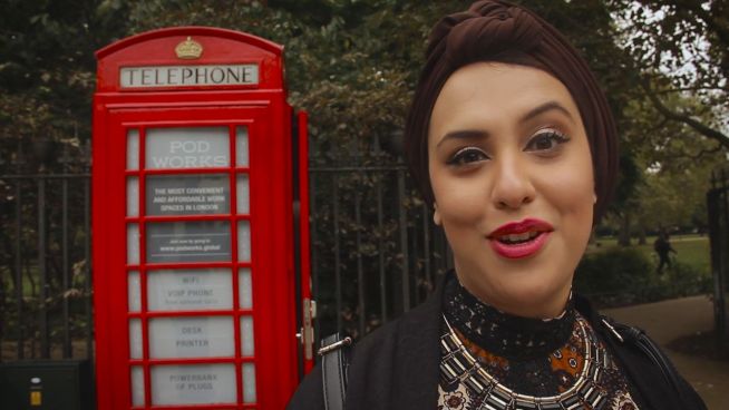 Telefonzelle in London: Kleinster Arbeitsplatz der Welt